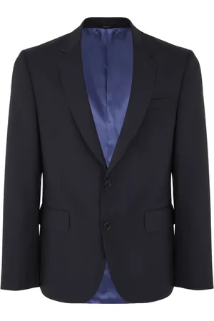 Paul Smith Jassen, Heren, Blauw, 3Xl, Leer, Getailleerd Jas