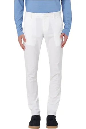 Dondup Broeken, Heren, Wit, W32, Veelzijdige Grijze Casual Broek