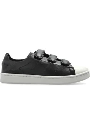 Y-3 Schoenen, Dames, Zwart, 39 EU, Leer, Stan Smith Velcro Sneakers