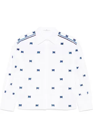 ERMANNO SCERVINO Blouses & Shirts, Dames, Veelkleurig, XS, Katoen, Stijlvolle katoenen overhemd voor vrouwen