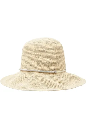 PESERICO SIGN Accessoires, Dames, , S, Gehaakte papieren cloche hoed