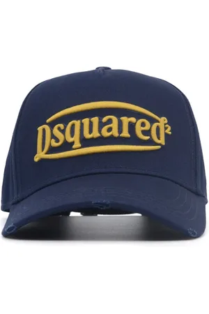 Dsquared2 Accessoires, unisex, Blauw, ONE Size, Katoen, Canvas Logo Cap