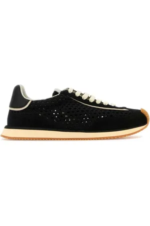 Dolce & Gabbana Schoenen, Heren, Zwart, 43 EU, Zwarte stoffen sneakers voor heren