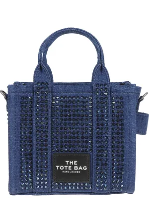 Marc Jacobs Tassen, Dames, Blauw, ONE Size, Katoen, Blauwe Crossbody Tas Stijlvol Katoenontwerp