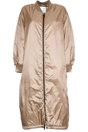 Max Mara Jassen, Dames, Bruin, XS, Stijlvolle Kameel Bomberjack