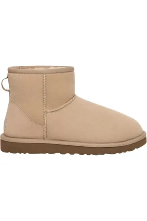 UGG Schoenen, Dames, Bruin, 38 EU, Classic Mini II Sand Enkellaarzen