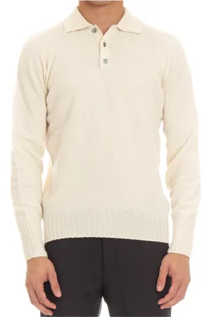 DRUMOHR Truien, Heren, , 2Xl, Polo Sweater Cream