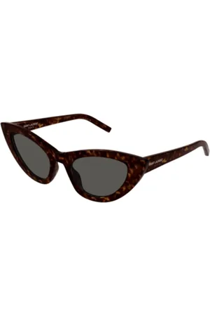 Saint Laurent Accessoires, unisex, Bruin, ONE Size, Lily Zonnebril