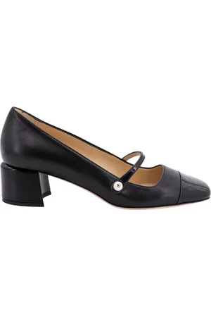 Jimmy Choo Schoenen, Dames, Zwart, 39 EU, Leer, Leren Pearl Décolleté Pumps