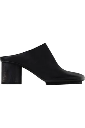 UMA WANG Schoenen, Dames, Zwart, 38 EU, Zwarte Blokhak Muiltjes