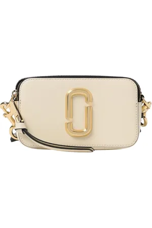 Marc Jacobs Tassen, Dames, , ONE Size, Leer, Grijze Mini Cameratas