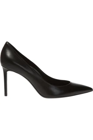 Saint Laurent Schoenen, Dames, Zwart, 40 EU, Leer, Zwarte Anja Pumps