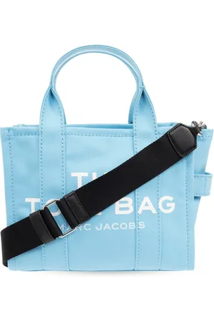 Marc Jacobs Tassen, Dames, Blauw, ONE Size, Katoen, The Tote Mini Shopper Bag