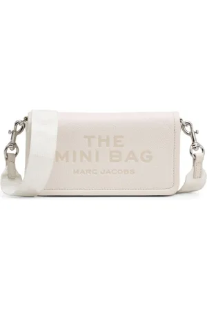 Marc Jacobs Tassen, Dames, Wit, ONE Size, Leer, Mini Crossbody Tas