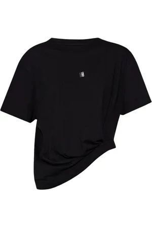 Givenchy Tops, Dames, Zwart, M, Zwarte korte mouw top