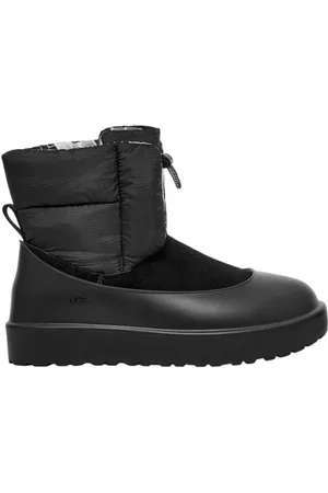UGG Schoenen, Dames, Zwart, 37 EU, Wol, Zwarte Toggle Enkellaarsjes Vrouwen