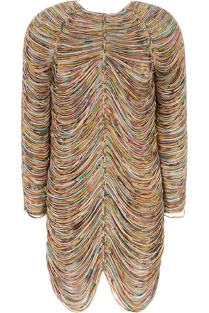 ZIMMERMANN Kleedjes, Dames, Veelkleurig, S, Pavilion Rouleaux Mini Jurk