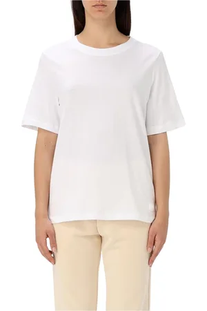 Colmar Tops, Dames, Wit, S, Katoen, Witte Crew Neck T-shirt voor vrouwen