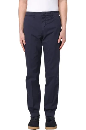 FAY Broeken, Heren, Blauw, W38, Katoen, Mastic Katoenen Broek