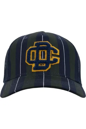 Dsquared2 Accessoires, unisex, Blauw, ONE Size, Katoen, Wool Detail Baseball Cap
