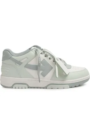 OFF-WHITE Schoenen, Heren, Groen, 46 EU, Leer, Groene Sneakers