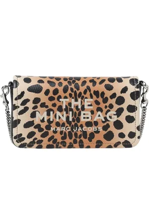 Marc Jacobs Tassen, Dames, Veelkleurig, ONE Size, Leopard Print Chain Strap Mini Tas