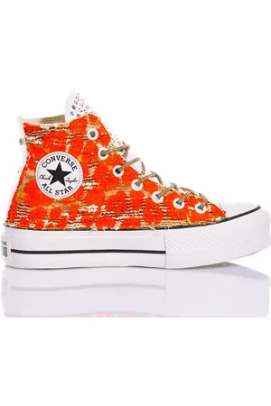 Converse Schoenen, Dames, Veelkleurig, 36 EU, Platform Sneakers Vrouwen Handgemaakt