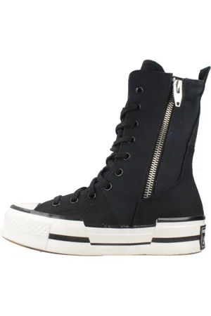 Converse Schoenen, Dames, Zwart, 38 EU, Hoge Top Sneakers Chuck 70 Plus