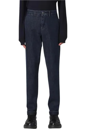 FAY Jeans, Heren, Blauw, W35, Klassieke pasvorm rechte pijp jeans