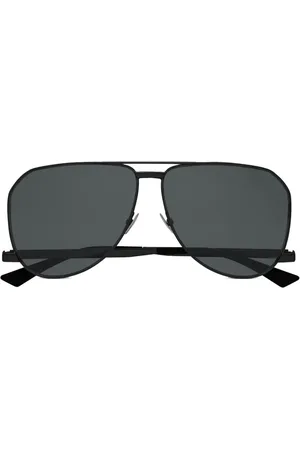 Saint Laurent Accessoires, unisex, Zwart, ONE Size, Aviator Zonnebril met UV-bescherming