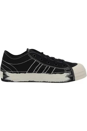 Y-3 Schoenen, Heren, Zwart, 42 1/2 EU, Lage Canvas Sneakers