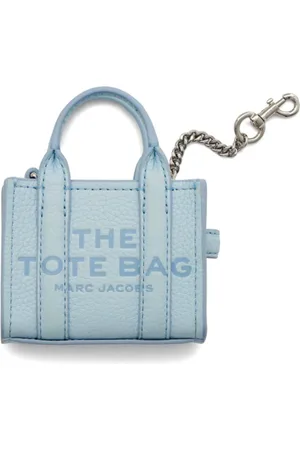 Marc Jacobs Tassen, Dames, Blauw, ONE Size, Leer, The Nano Tote Charm