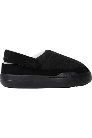 Moon Boot Schoenen, Dames, Zwart, 41 EU, Klassieke Slip-On Winter Pantoffels