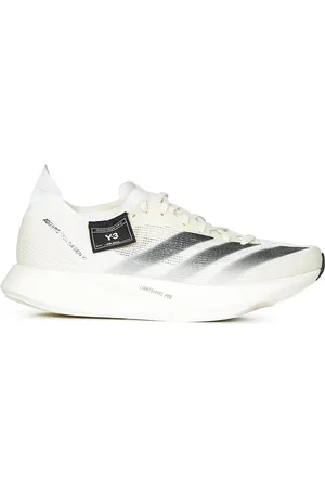 Y-3 Schoenen, Dames, Wit, 38 EU, Sneakers met Gestreepte Schaduweffecten