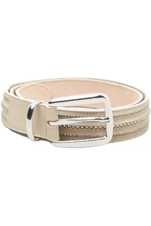 PESERICO SIGN Accessoires, Dames, , 85 CM, Echt leren riem met Punto Luce