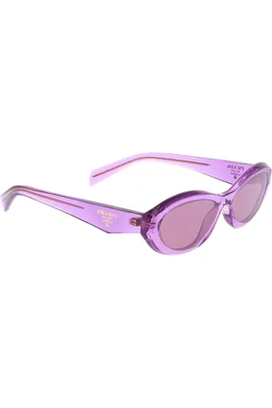 Prada Accessoires, Dames, Roze, ONE Size, Stijlvolle zonnebril met uniek ontwerp