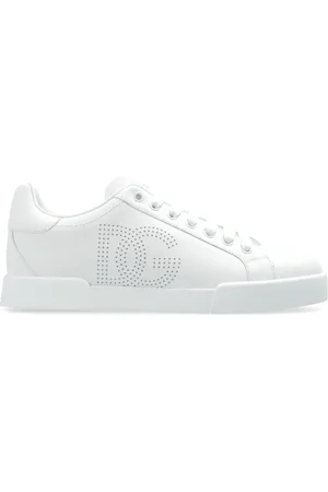 Dolce & Gabbana Schoenen, Dames, Wit, 39 EU, Leer, Portofino sneakers