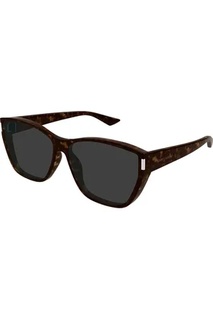 Saint Laurent Accessoires, Dames, Bruin, ONE Size, Chic Zonnebrillen SL 758 002