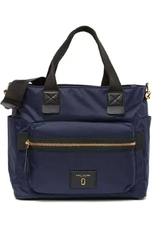 Marc Jacobs Tassen, Dames, Blauw, ONE Size, Leer, Stijlvolle leren tas
