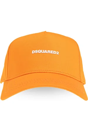 Dsquared2 Accessoires, Dames, Oranje, ONE Size, Katoen, Be Icon Baseball Cap