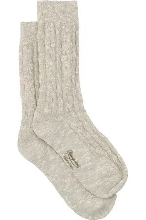 BONPOINT Ondergoed, unisex, Wit, ONE Size, Katoen, Witte Crew Sokken