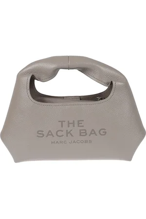 Marc Jacobs Tassen, Dames, Grijs, ONE Size, Leer, Mini Sack Tassen Collectie