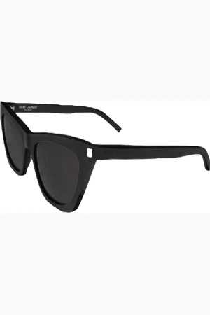 Saint Laurent Accessoires, Dames, Zwart, ONE Size, Mod. SL 214 Kate Zonnebril