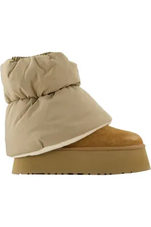 UGG Schoenen, Dames, Bruin, 39 EU, Leer, Leather boots