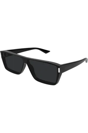 Saint Laurent Accessoires, unisex, Zwart, L, Flat Top Zonnebril