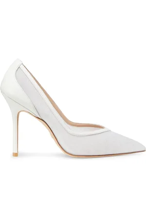 Stuart Weitzman Schoenen, Dames, Wit, 39 EU, EVA 100 Pump