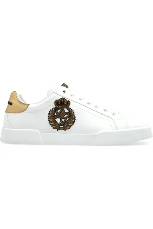 Dolce & Gabbana Schoenen, Heren, Wit, 44 EU, Leer, Portofino sneakers