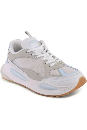 Tommy Hilfiger Schoenen, Dames, Blauw, 37 EU, Leer, Blauwe Leren Sneaker met Polyurethaan Details