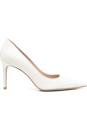 Stuart Weitzman Schoenen, Dames, Wit, 40 EU, Leer, Stuart Power 85
