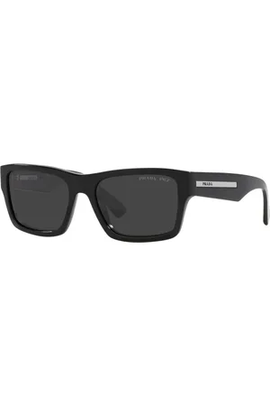 Prada Accessoires, Heren, Zwart, 56 MM, Zonnebril